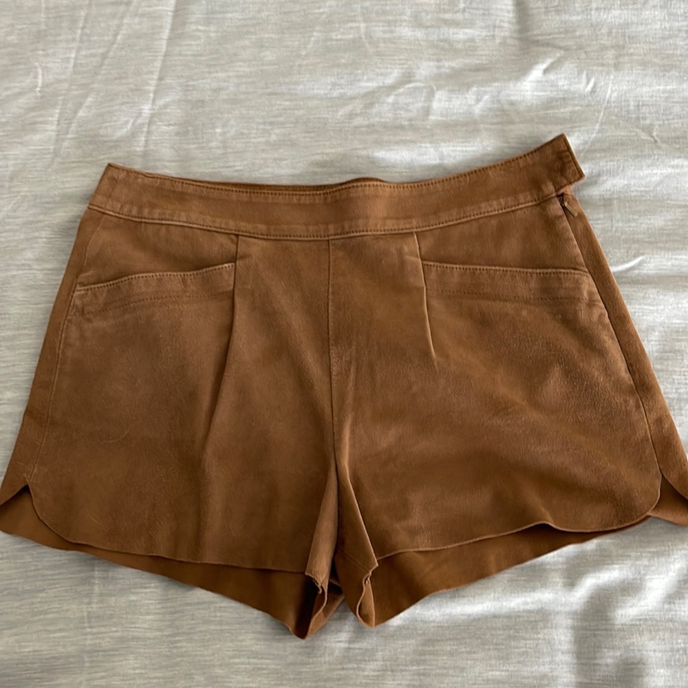 Joie suede brown short size 0